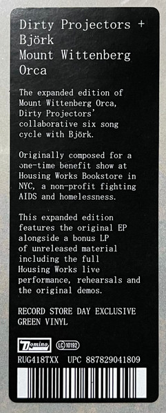 <span class="hide-the-artist">BjÃ¶rk - Dirty Projectors<br></span>Mount Wittenberg Orca